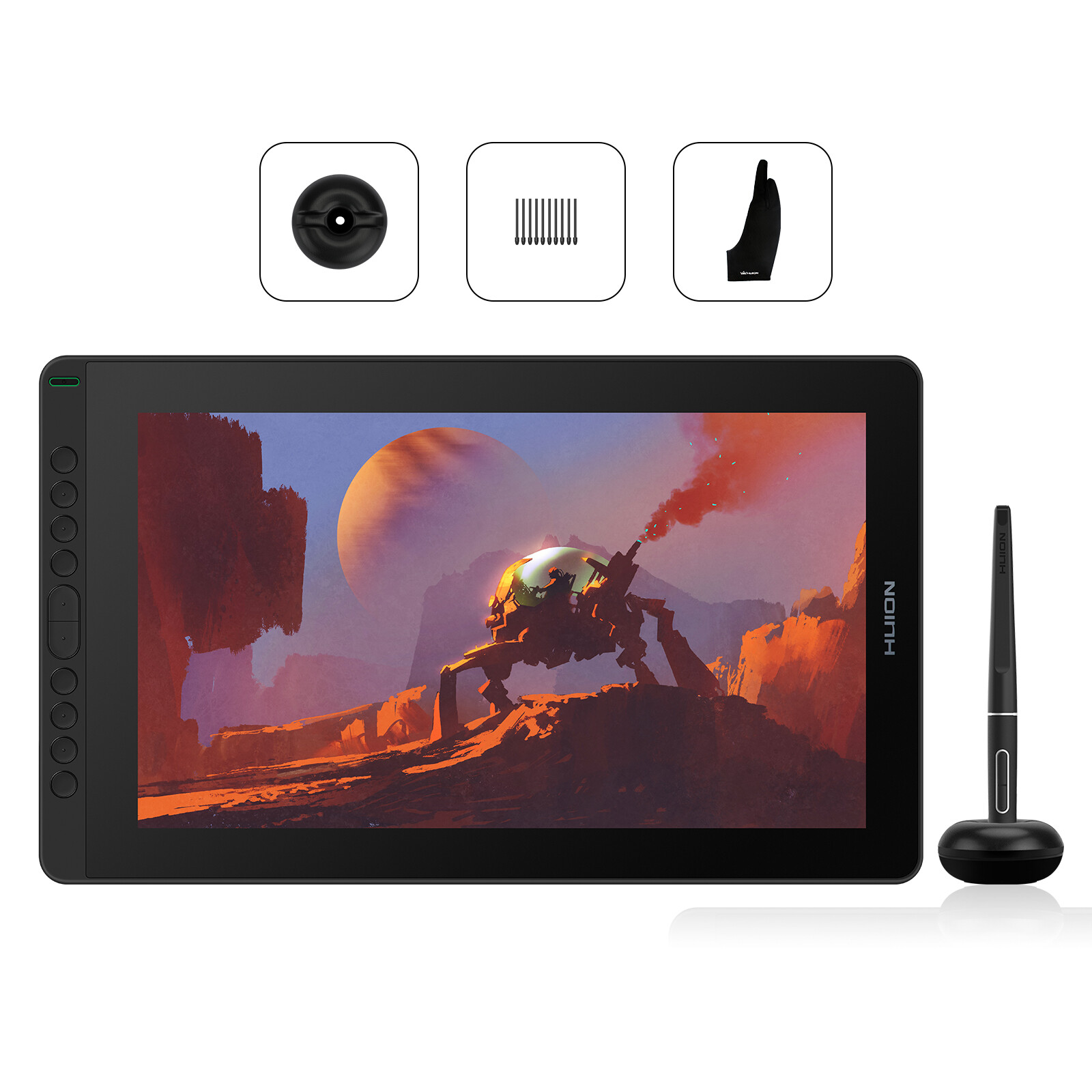 HUION Kamvas 16 2021 Graphics Tablet Pen Display 120% sRGB 15,6″ Refurbished