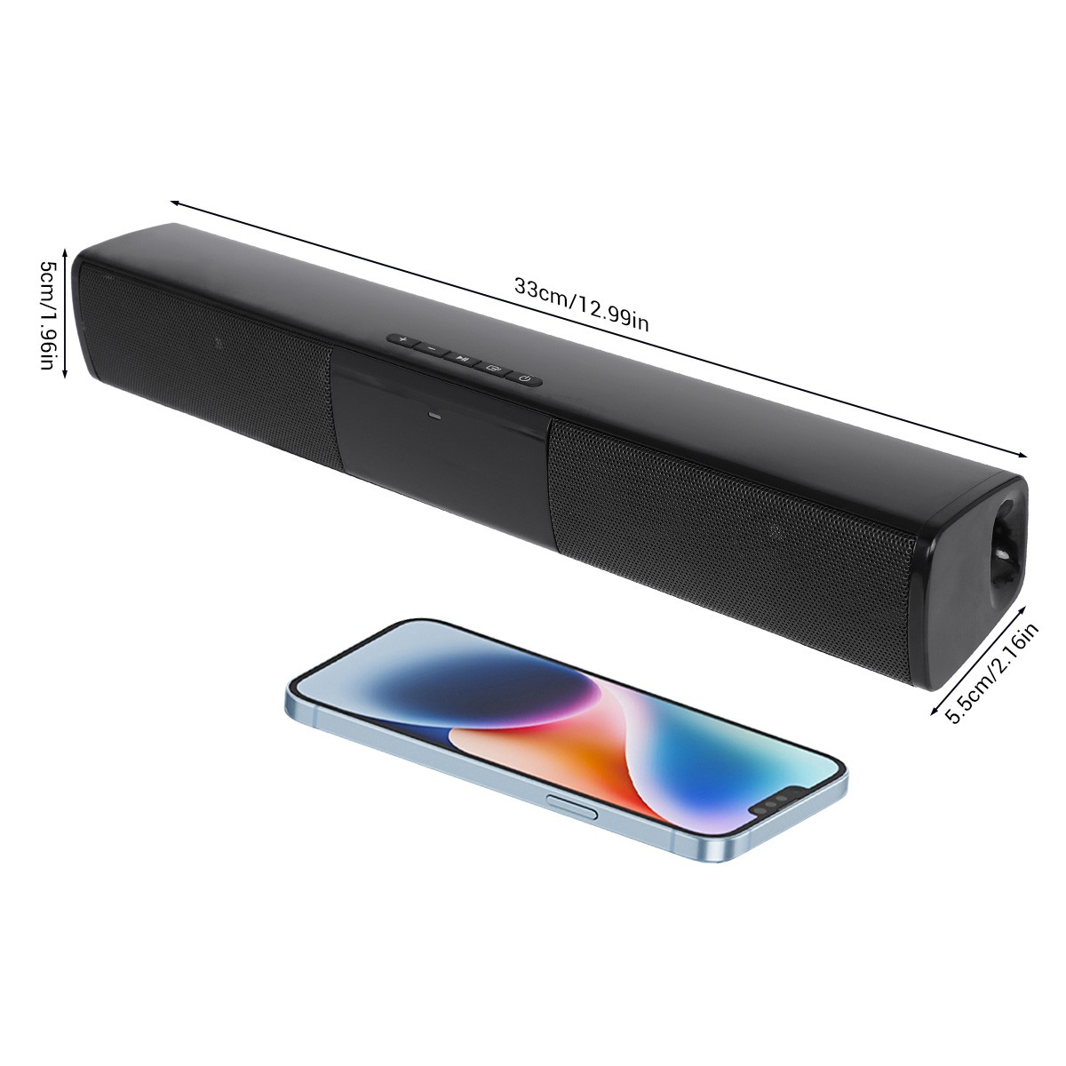 Surround Sound Bar Wireless Bluetooth Stereo Speakers Soundbar TV Home Theater