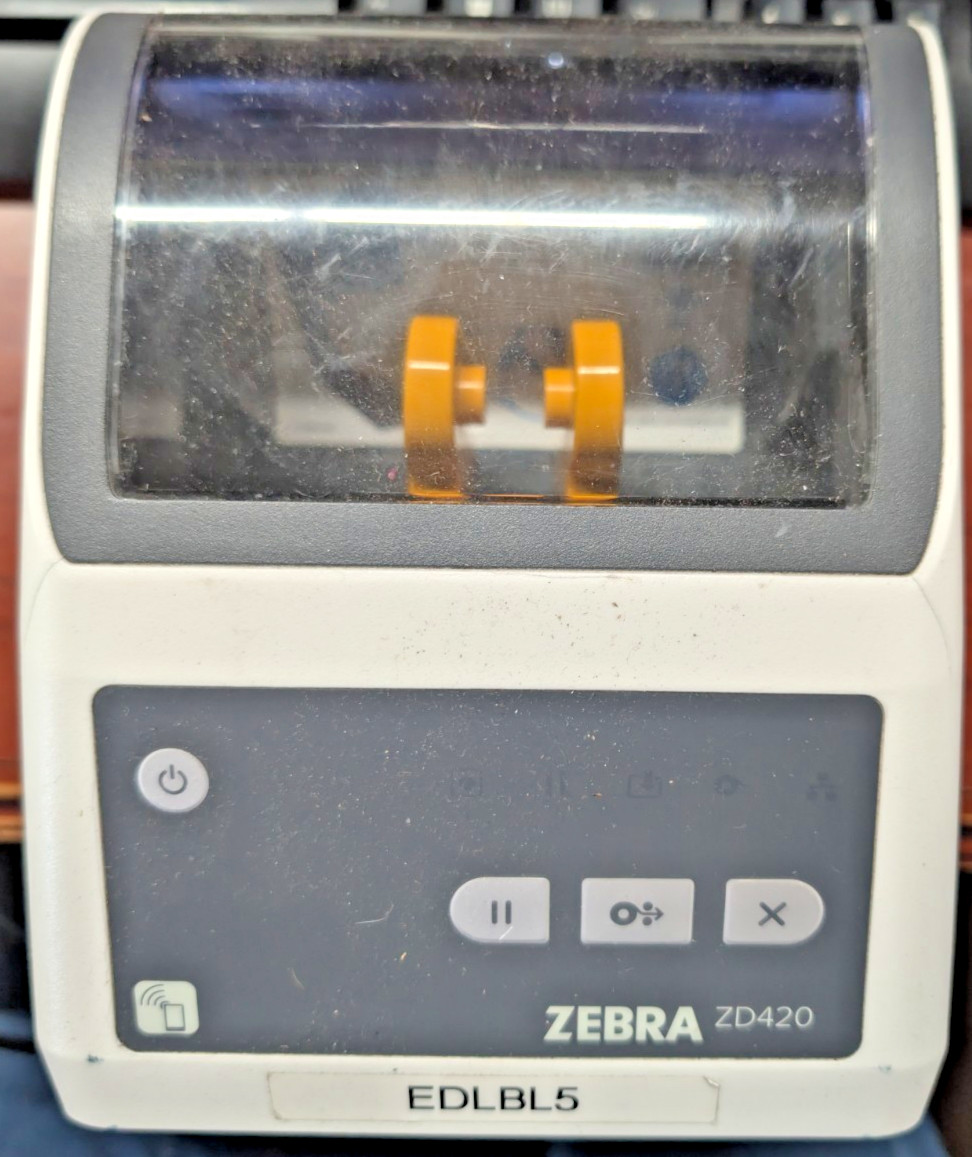 TESTED Zebra ZD420 Direct & Thermal Transfer Barcode Printer USB BT WiFi 300 dpi