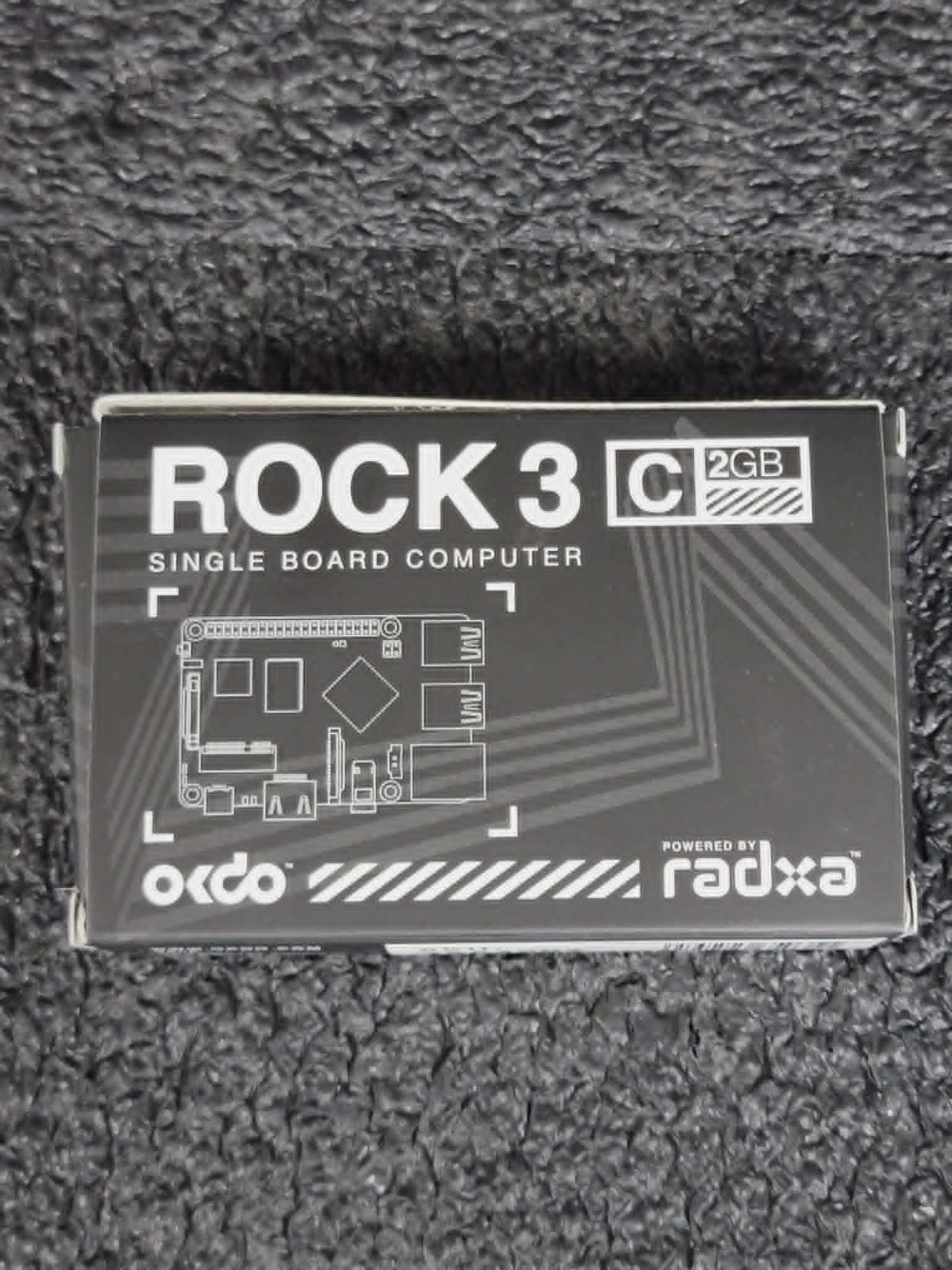 Radxa 2563902 ROCK 3C 2GB Rockchip RK3566 LPDDR4x ARM Mali-G52-2EE GPU Board