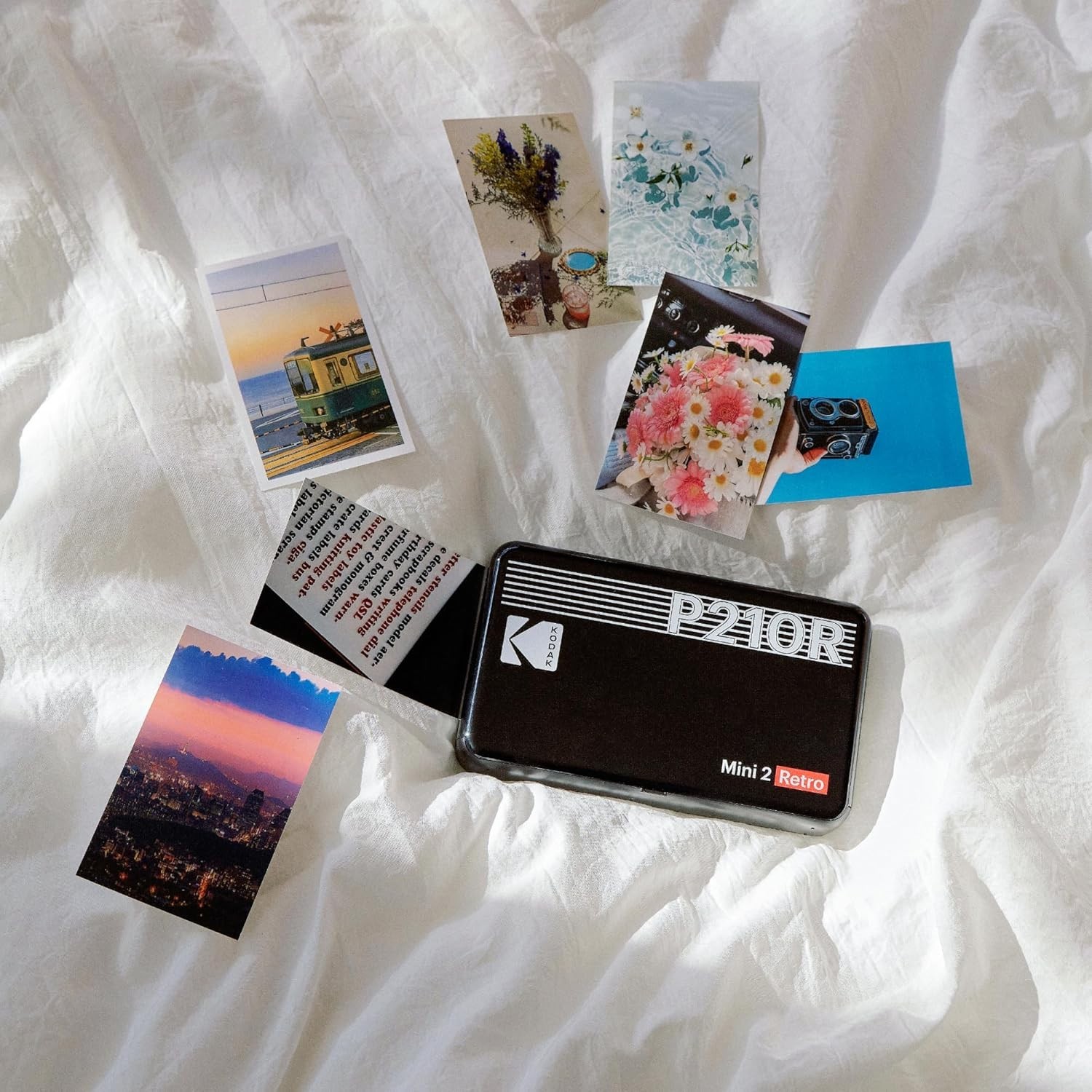 Compact Bluetooth Photo Printer with App Control – 38 Sheets of Quality