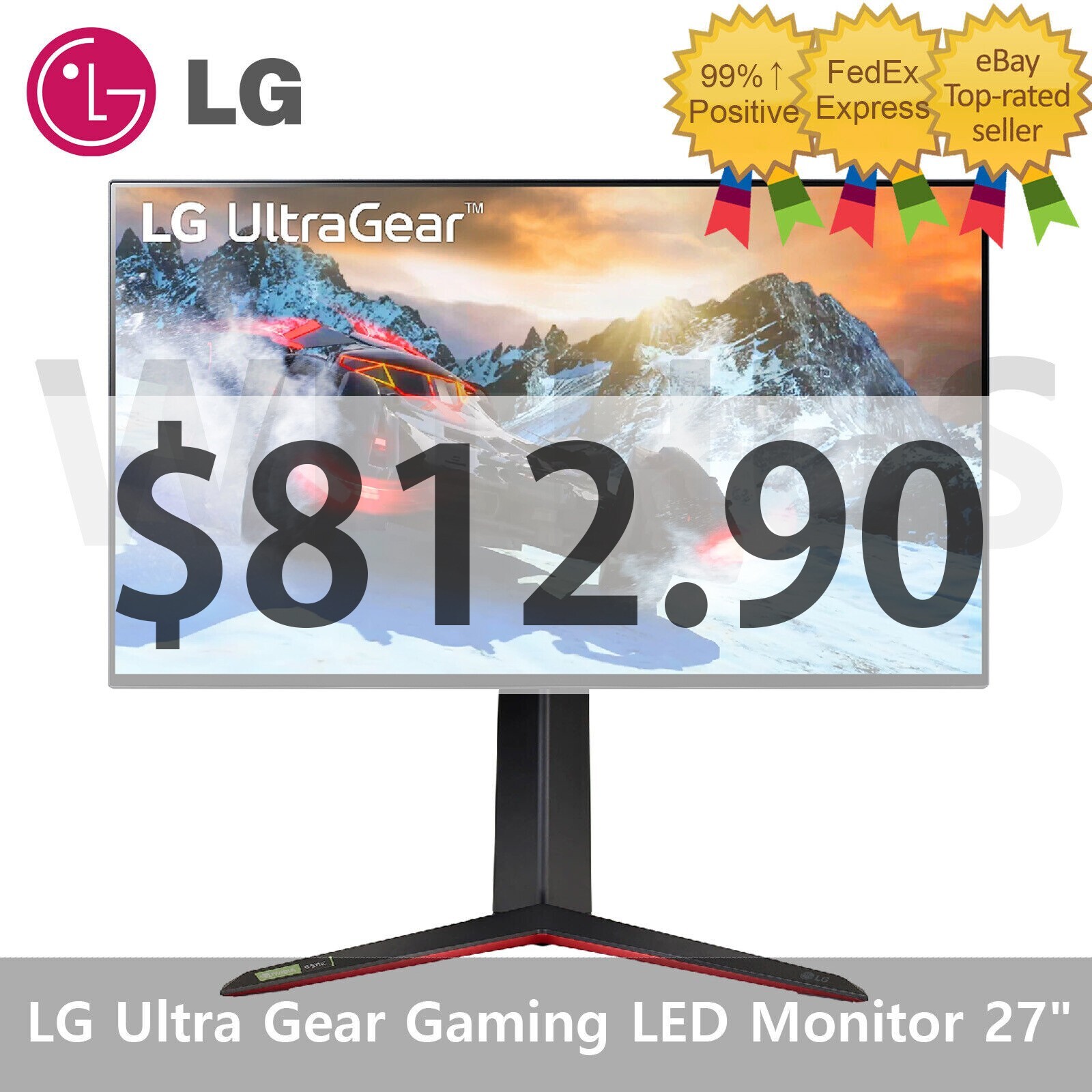 [CLEARANCE] LG UltraGear 27GP950 Gaming Gaming LED Monitor 27″ G-SYNC 1ms