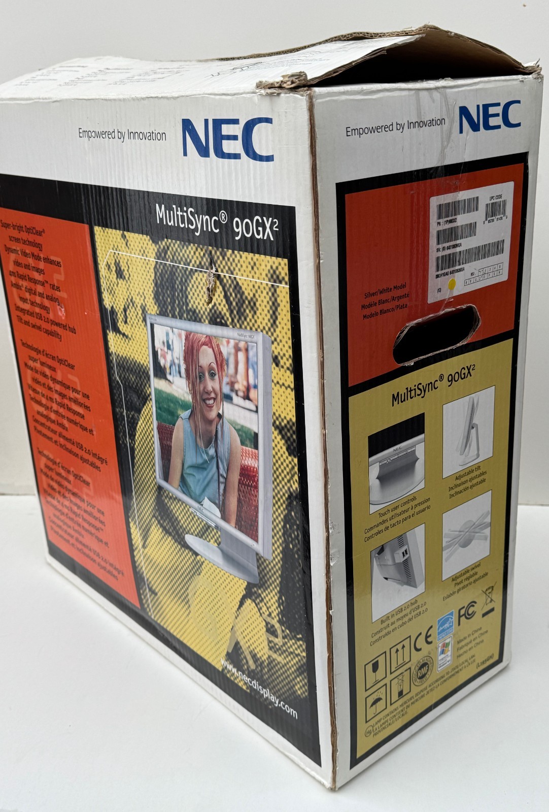 Vintage Mint Boxed NEC MultiSync 90GX² 19″ LCD Gaming Monitor 4ms 1280×1024
