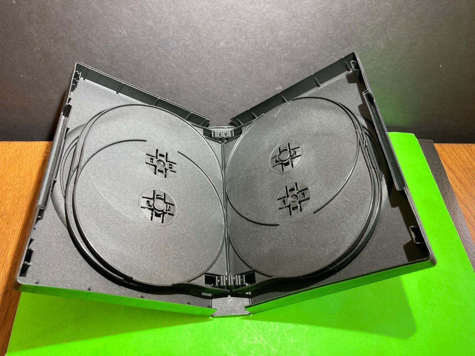 (1) BRAND NEW 10 Disc DVD Case BLACK 33MM HOLDS (10 Discs) Brand New (1)