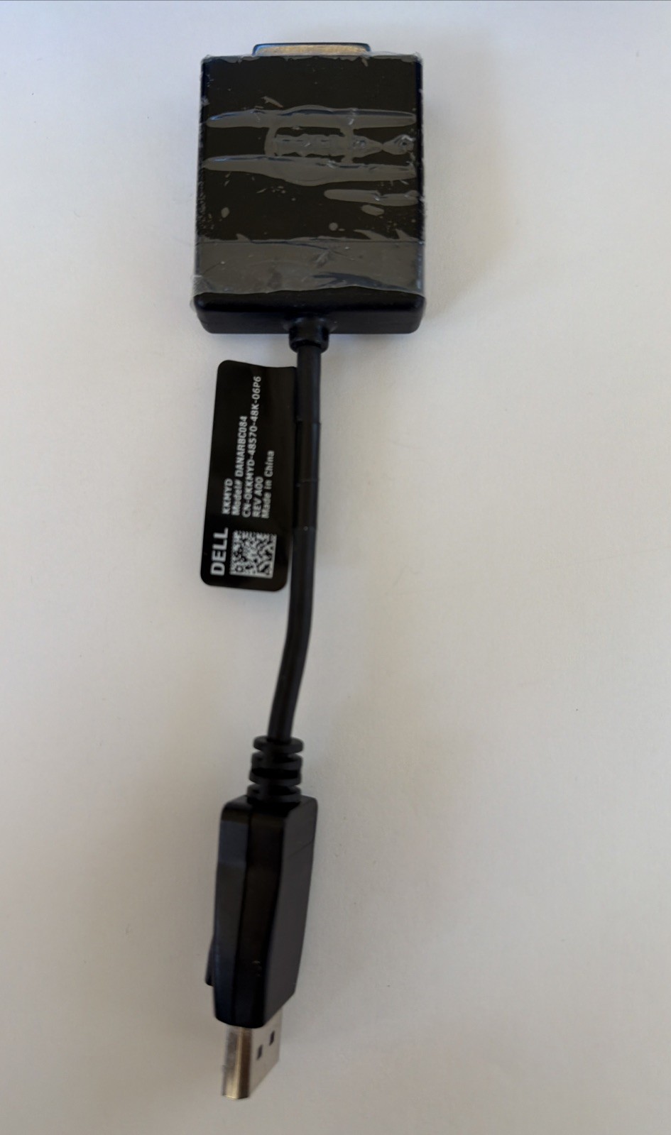 Dell DANARBC084 DisplayPort Computer Output to DVI Adapter Dongle Cable KKMYD