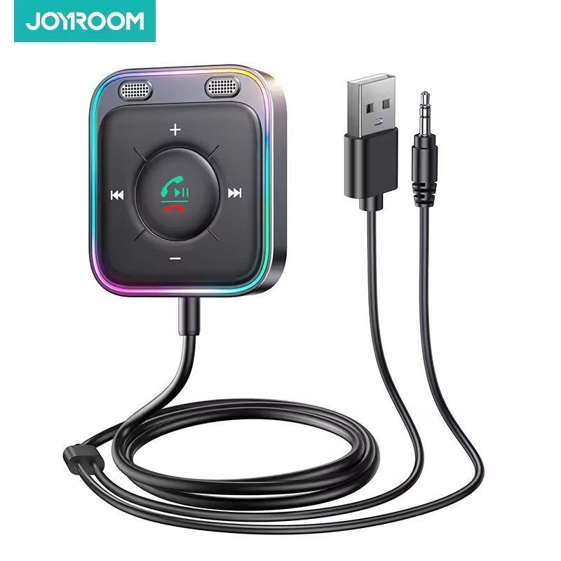 JOYROOM Bluetooth 5.4 Aux Adapter Car Receiver Built-in Mic & Noise Cancellation