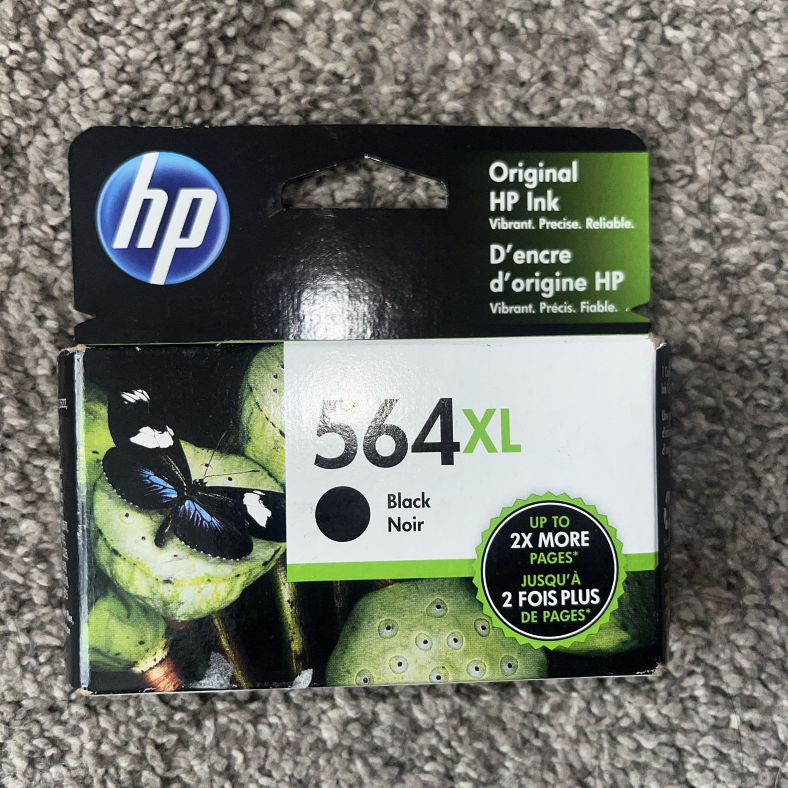 NEW HP 564XL Black Inkjet Cartridge 12/22