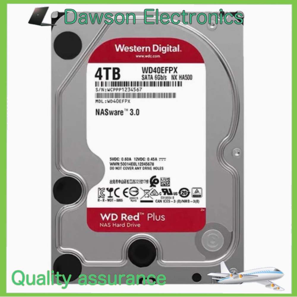 Western Digital Red Plus WD40EFPX/WD40EFZX 4TB 3.5″ 7.2K SATA Hard Drive