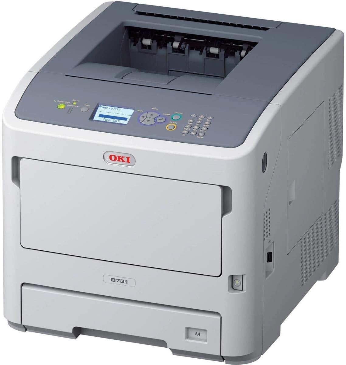 NEW OKI B731dn Monochrome Laser Printer 1200 x 1200 dpi 55 PPM Duplex – 62442101