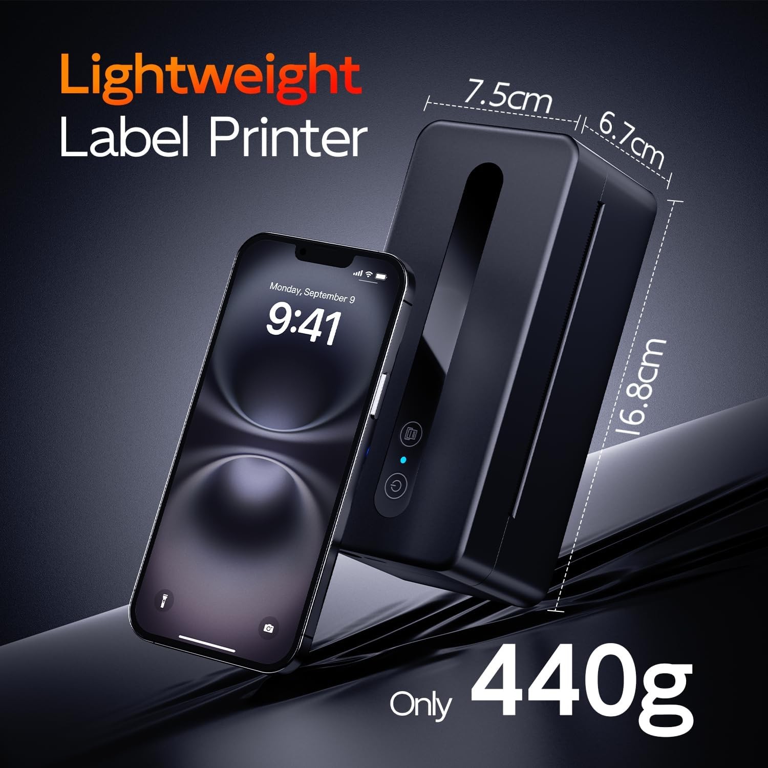 Phomemo 246S Thermal Bluetooth Shipping Label Printer 4×6 for Small Business UPS