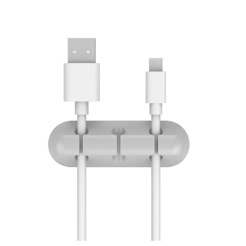 Cable Holder Clips Cable Management Cord Organizer Silicone USB Charging Cable