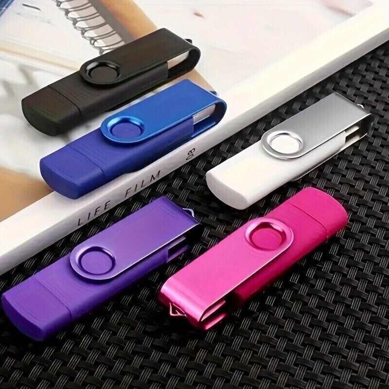 256GB USB Flash Drive USB 3.0 Type-C OTG Memory Stick Laptop Phone