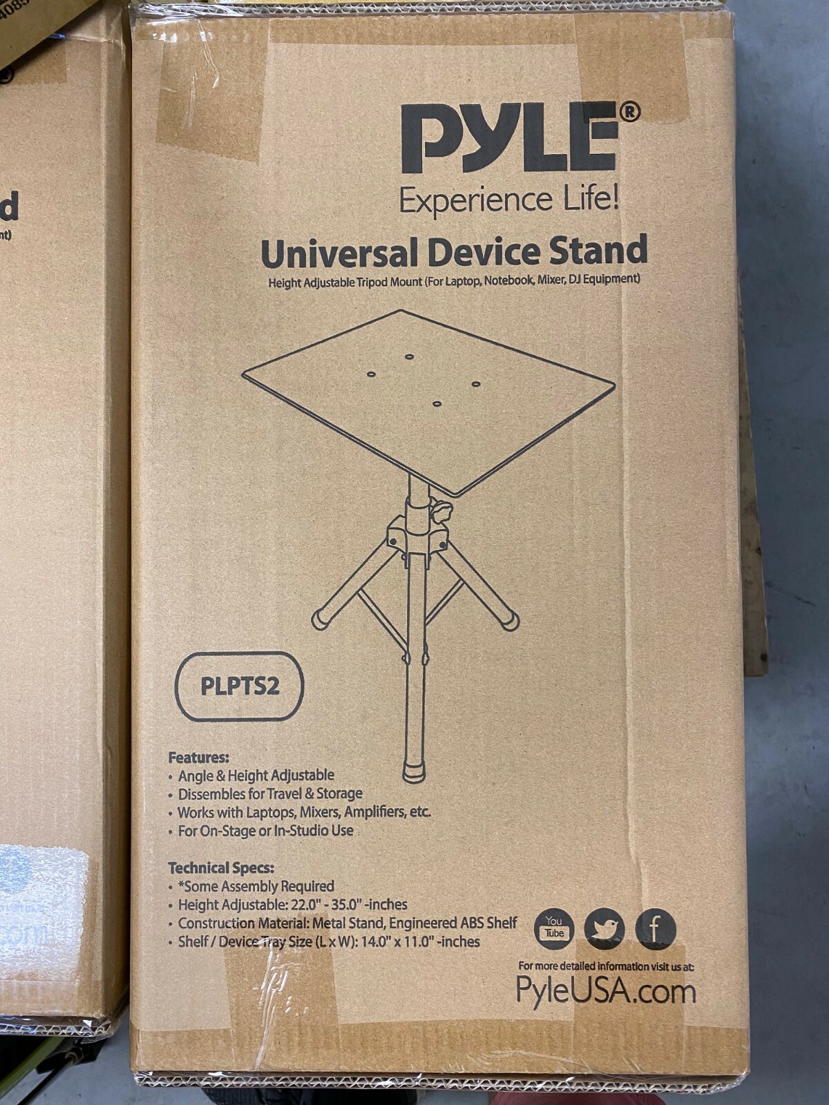 Pyle Pro Plpts2 Pro Dj Tripod Adjustable Notebook Computer Stand PYLPLPTS2