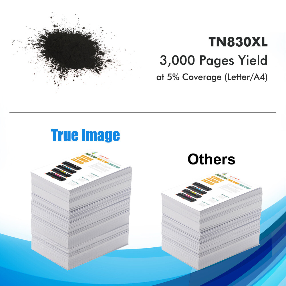 4PK TN830 XL Toner CartridgeFor Brother TN830XL DCP-L2640DW HL-L2405W L2640DW