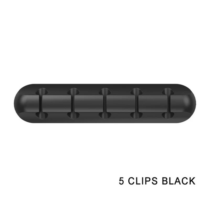Cable Holder Clips Cable Management Cord Organizer Silicone USB Charging Cable