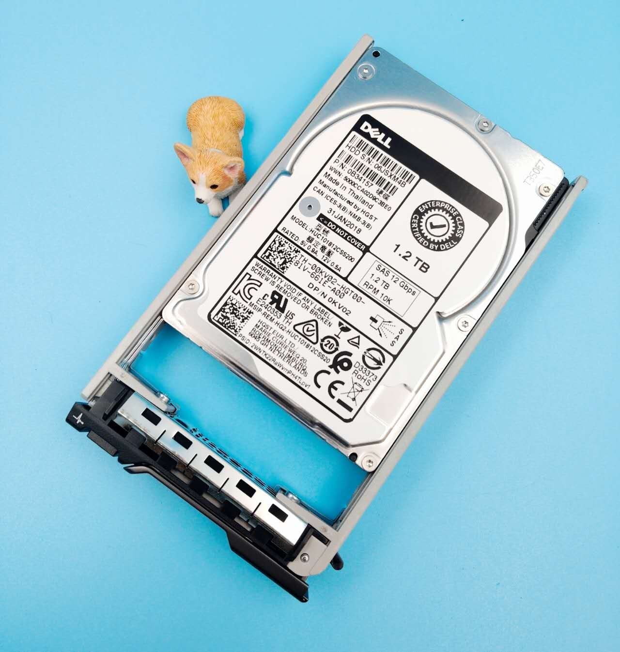 0KV02 00KV02 HUC101812CSS200 DELL 1.2TB 10K 12G 2.5″ SAS ENTERPRISE HDD W/G176J