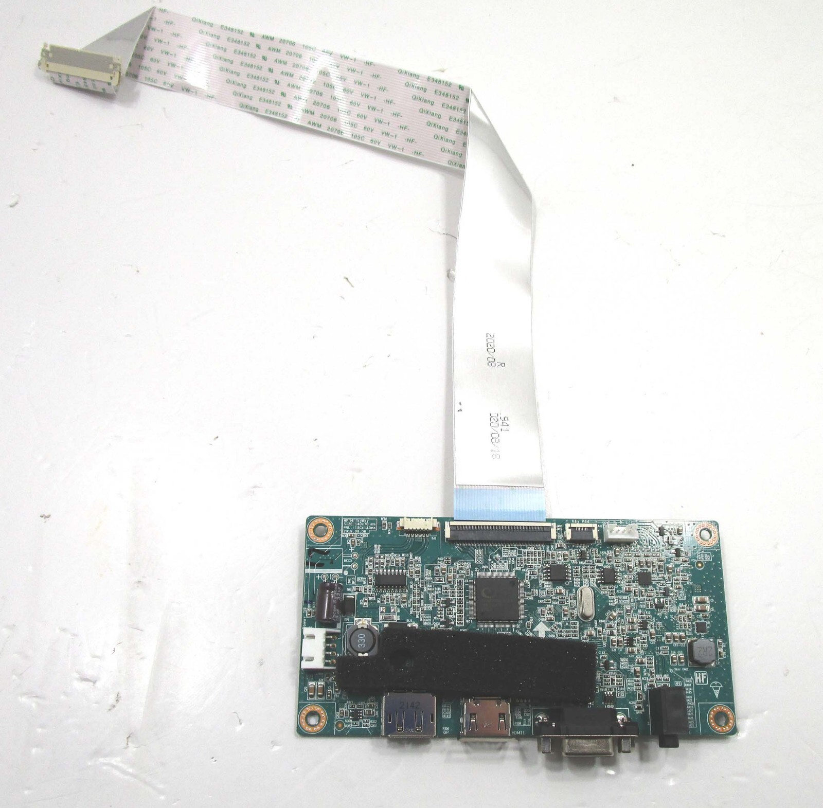 HP 24mh Monitor Replacement Main Board & Video Cable Assembly