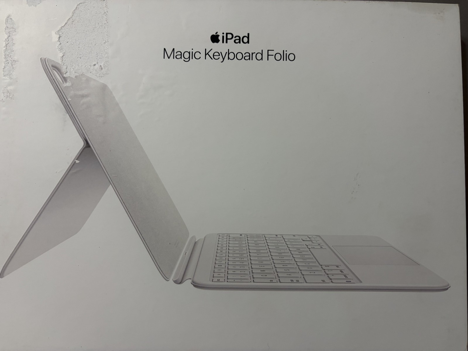 Apple – Magic Keyboard Folio for iPad (A16) – White MQDP3LL/A