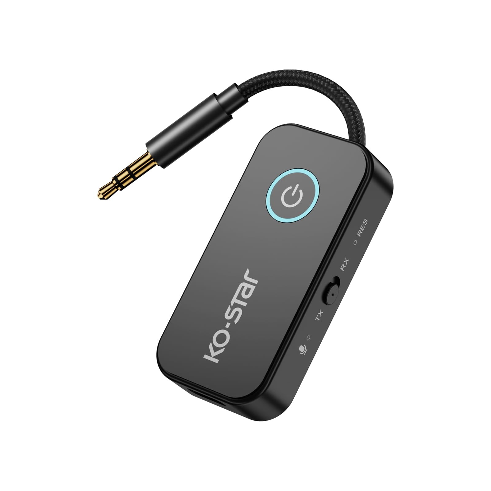 Bluetooth 6.0 Transmitter Receiver, 2-in-1 Wireless Audio Adapter with Dual L…