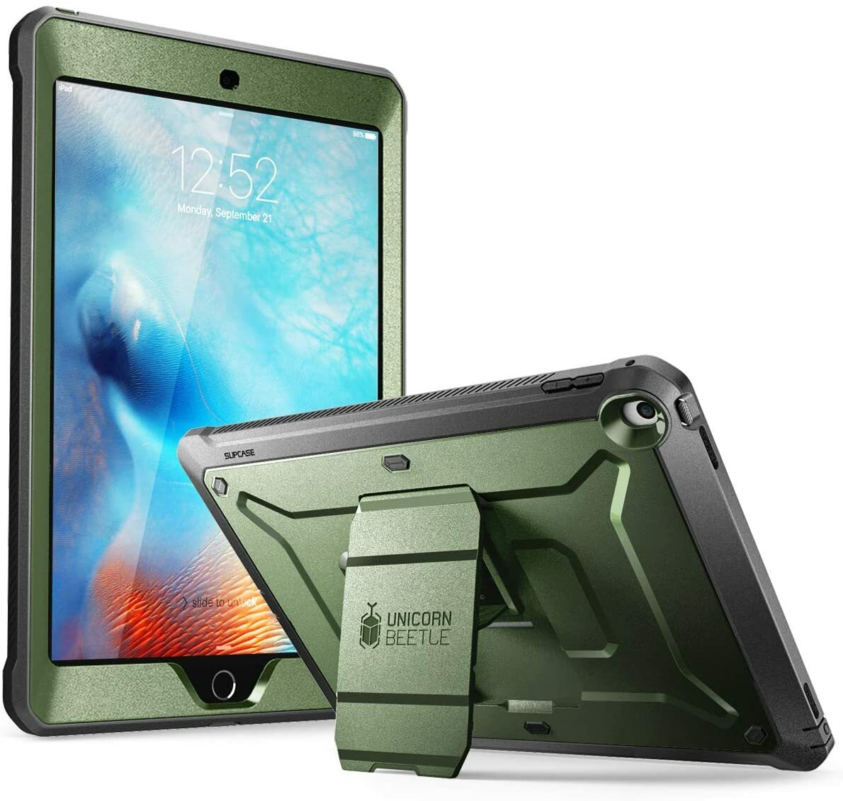 SUPCASE Rugged Stand Case For iPad 9.7″ 6th/5th Gen (2018/2017), Full Body Cover