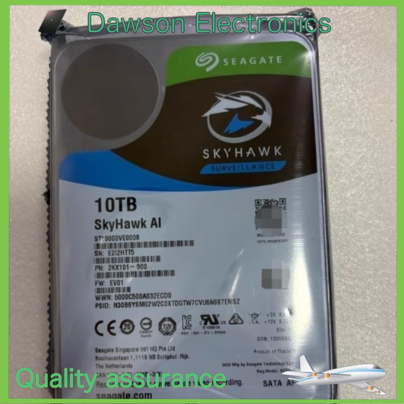 Seagate SkyHawk AI 10TB SATA 6.0Gb/s 3.5″ Internal Hard Drive ST10000VE0008 HDD