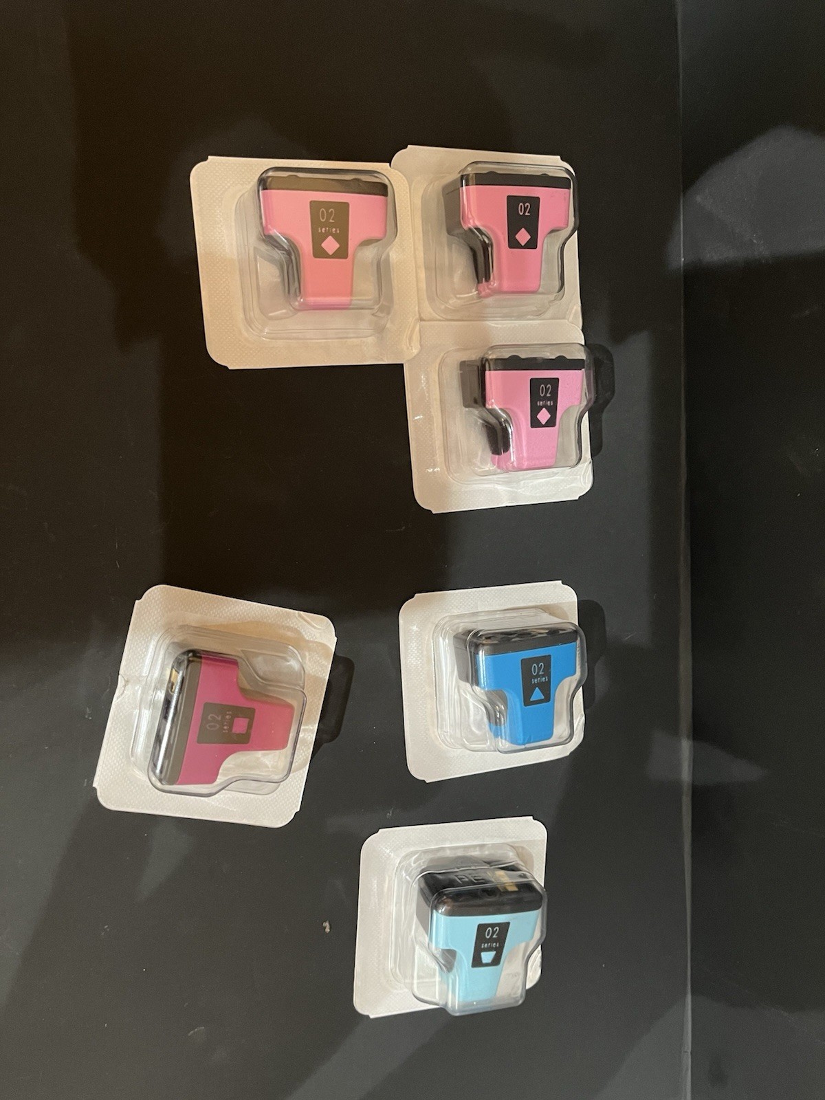 HP 02 Series For HP Photo 6 Packs of mixed color Original and Compatible HP 02