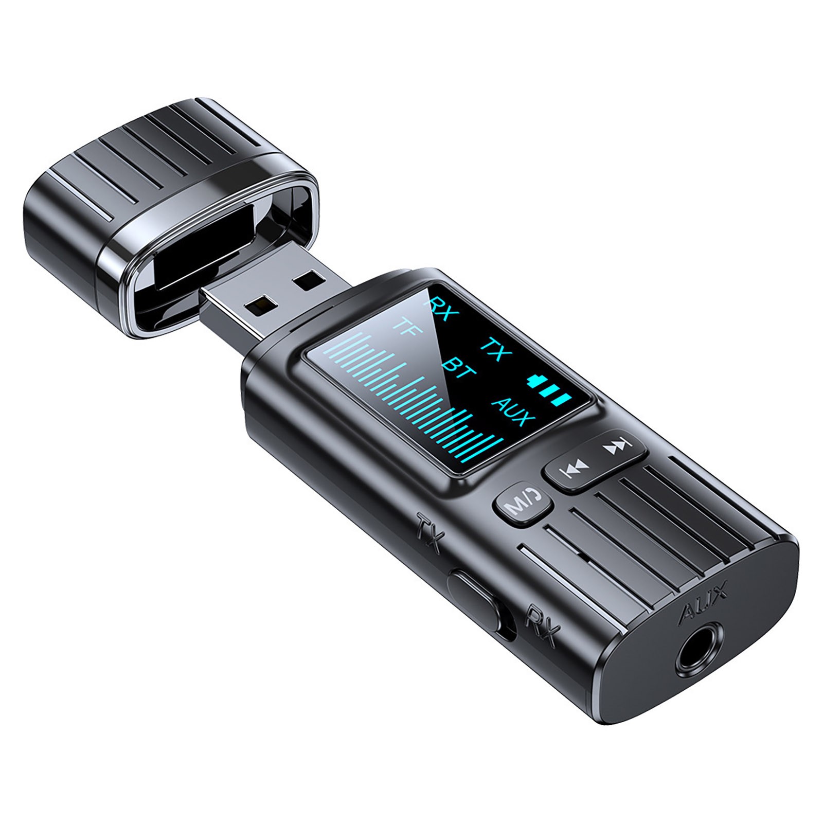 1Pc Wireless Bluetooth 5.4 Transmitter Receiver Audio 3.5mm Jack Aux Adapter