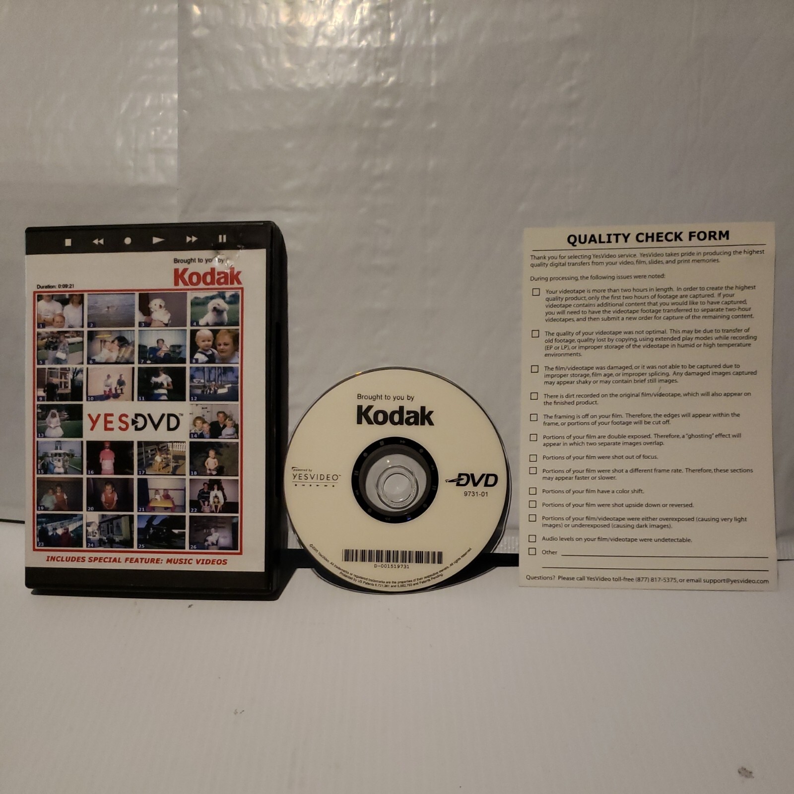 KODAK YES DVD BROUGHT TO YOU BY KODAK PREOWNED