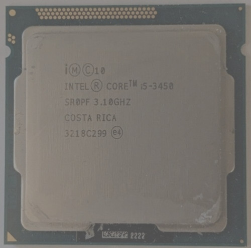 Intel Core i5-3450 / 4 x 3.10GHz / 6MB / 5GT/s / LGA 1155 Processor