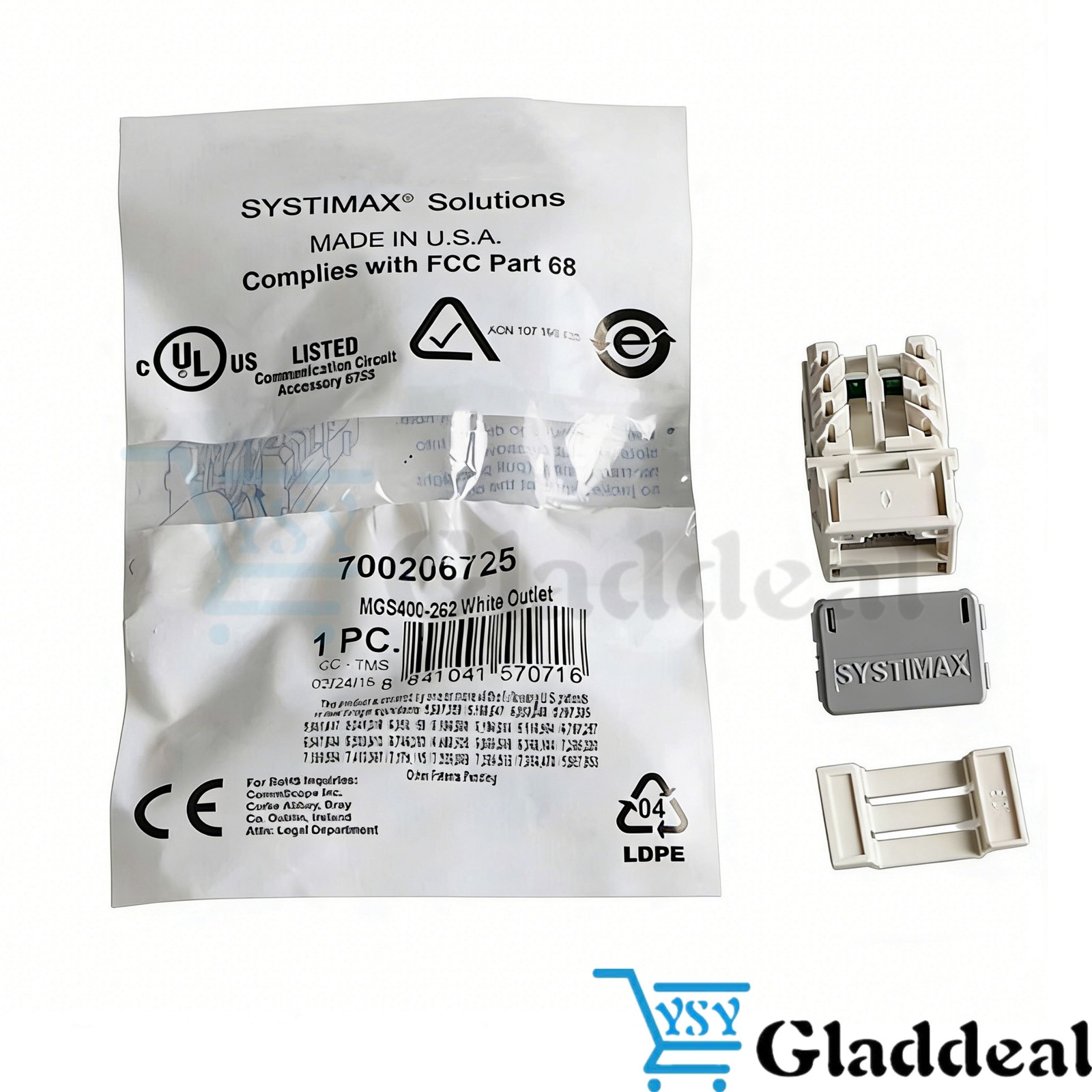 QTY:25 MGS400-262 Fit Commscope six types of network information module RJ45CAT6
