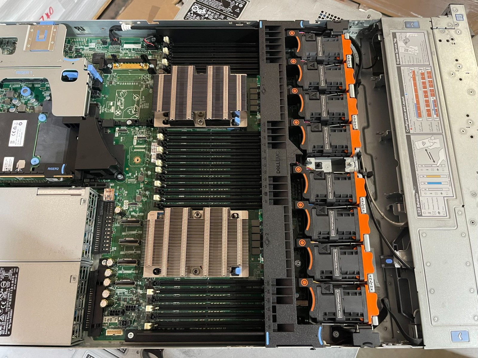 Dell PowerEdge R640 Barebone HG0J8 KG52T 2xHeatsink 2x 1100W No CPU/RAM/HDD