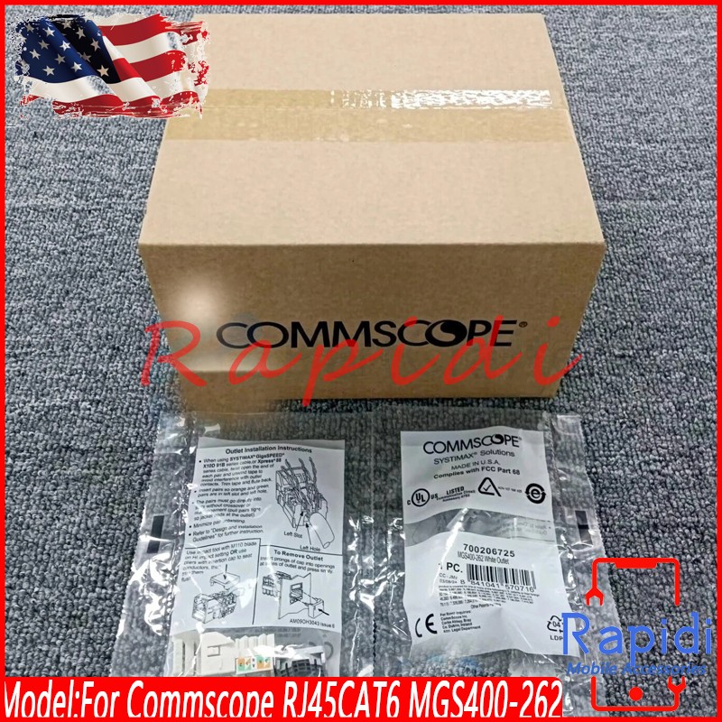 25PCS RJ45CAT6 For Commscope MGS400-262 Six Types of Network Information Module