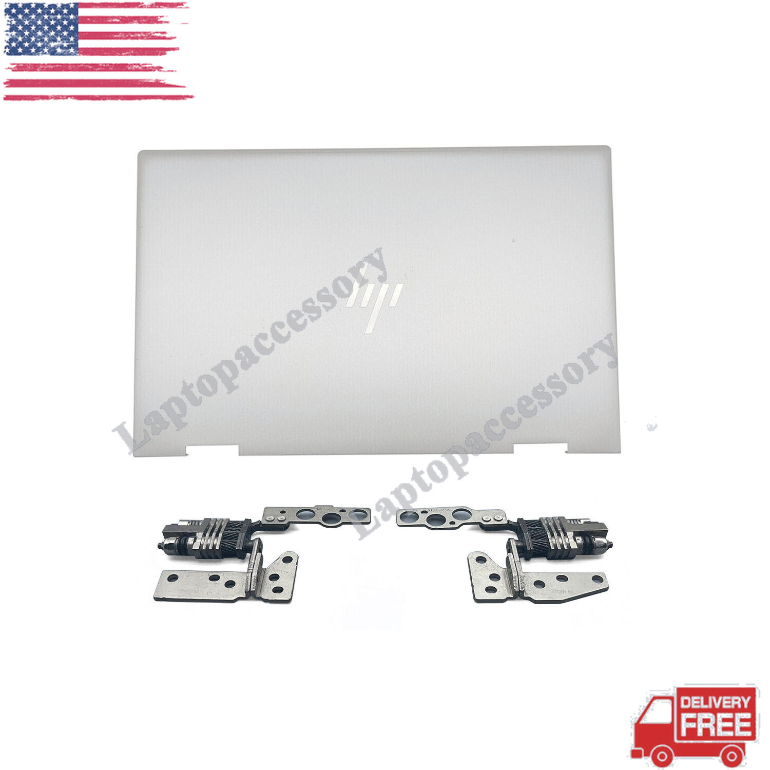 New LCD Back Cover/ Hinges For HP ENVY X360 15-EW 15-EY N09645-001 N09644-001 US