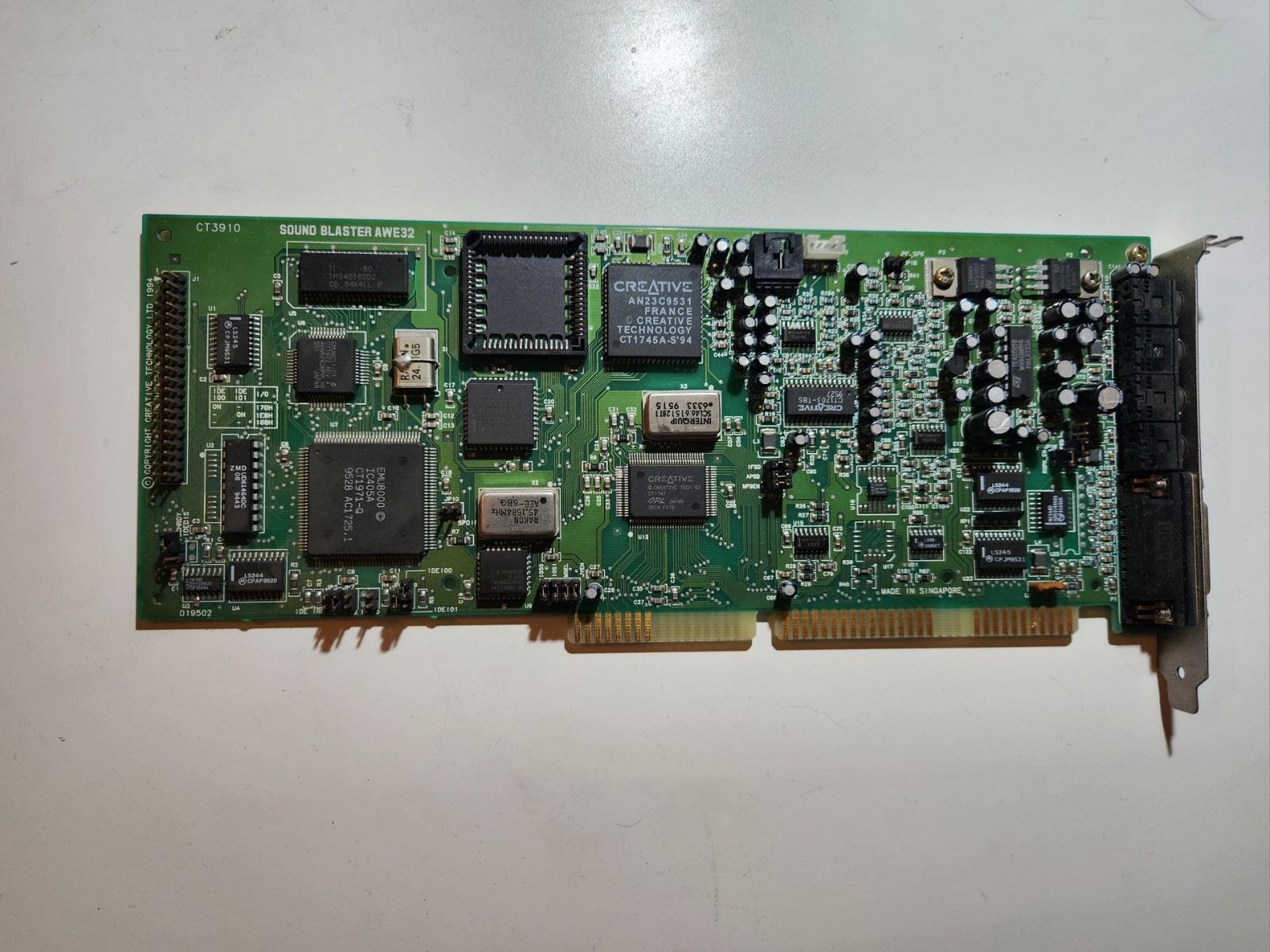 Creative Labs AWE32 Retro Sound Blaster ISA Card CT3910