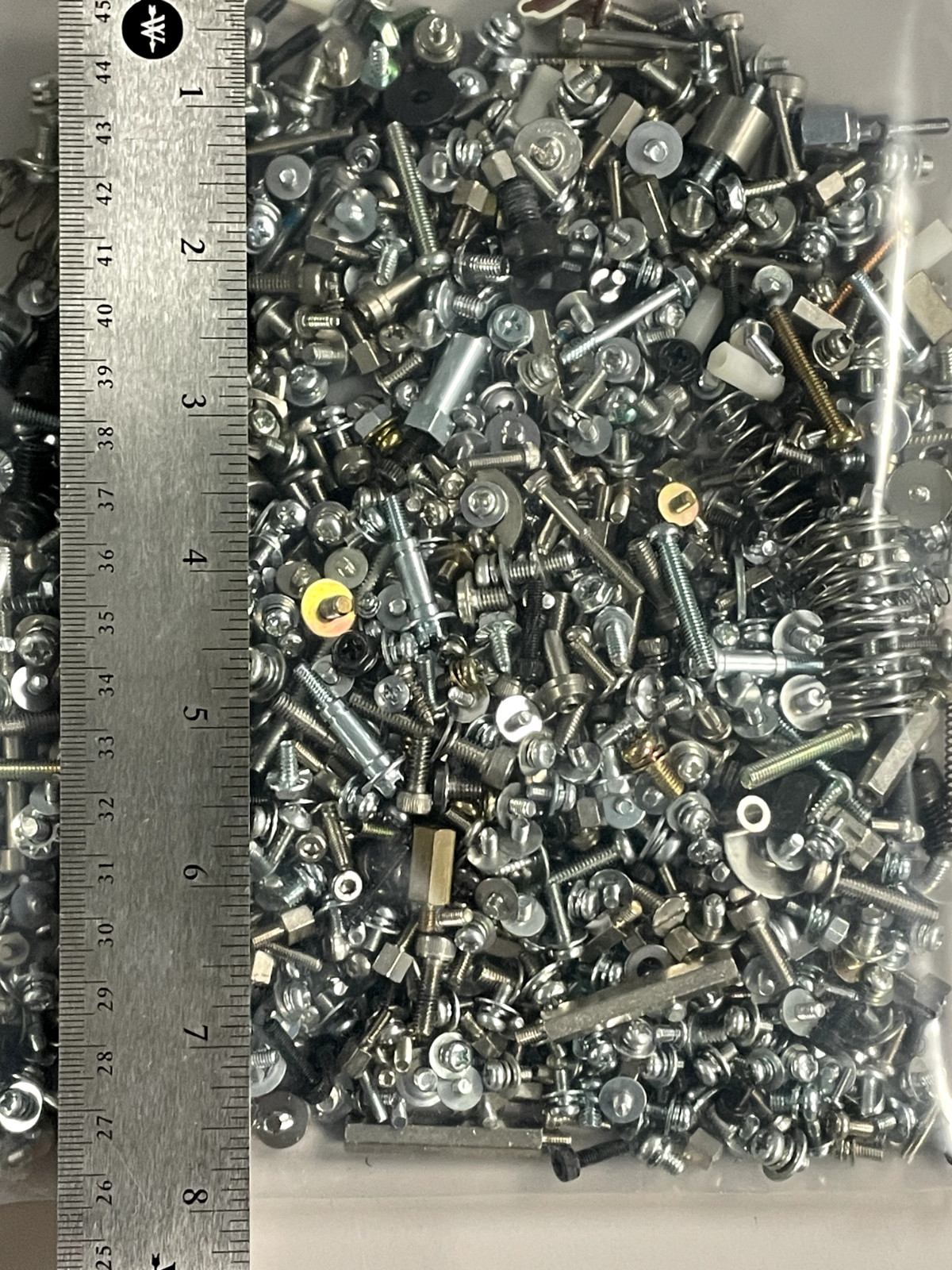 Over 2.75 lbs Mixed Computer & Electronics Screws, Washers, Springs Connectors