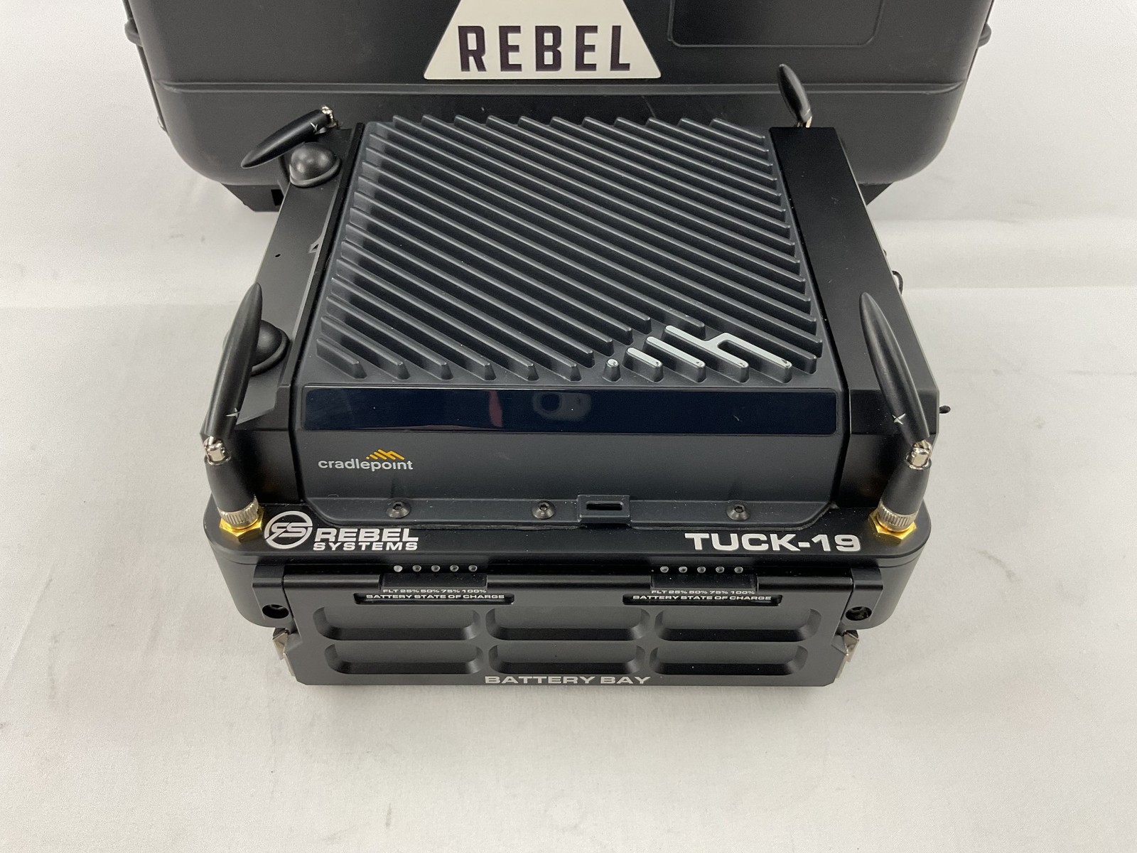 Rebel Systems TUCK-19 Tactical User Cellular Kit Cradlepoint R1900 5G Rugged GPS