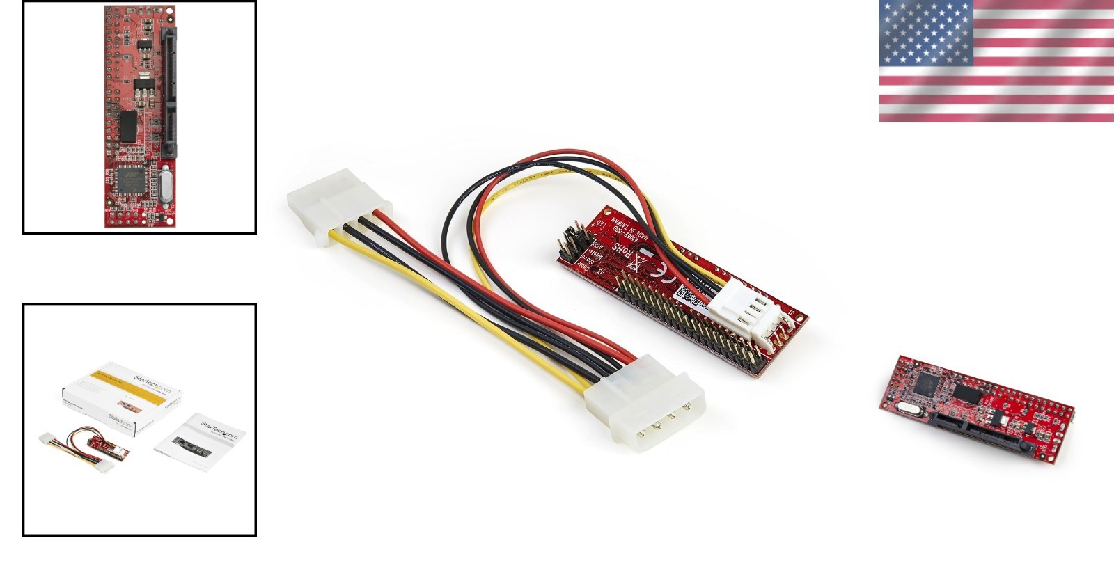TAA Compliant StarTech IDE to SATA Adapter for 2.5in/3.5in/5.25in Drives Support