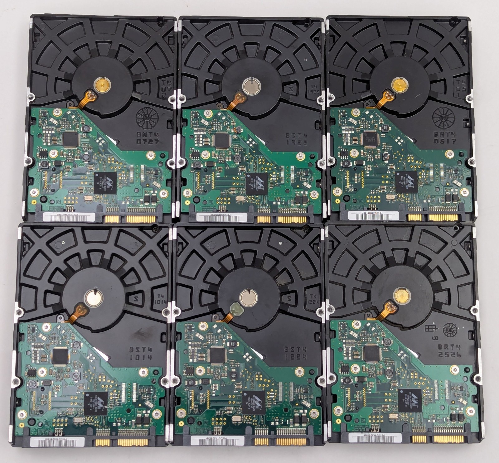 Lot of 6 Samsung Spinpoint F1 640GB SATA II 7200 RPM 3.5″ Hard Drive HDD HD642JJ