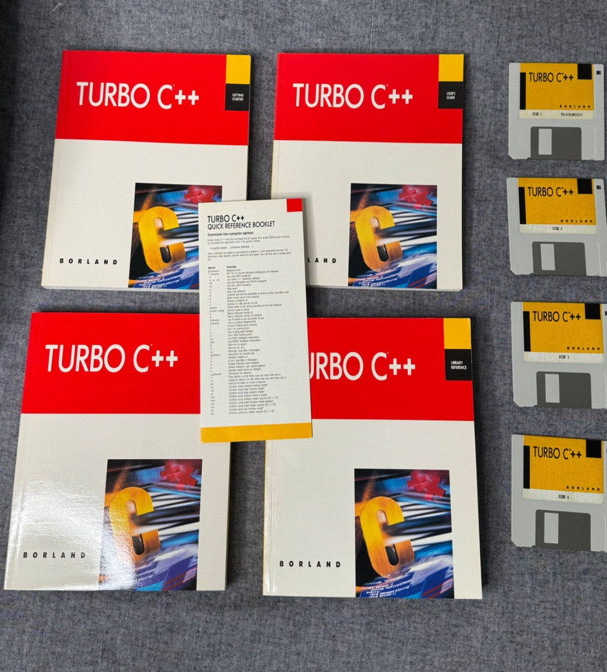 Borland C++ 3.1 Developer Suite w/ Turbo Assembler, Debugger & Profiler Original
