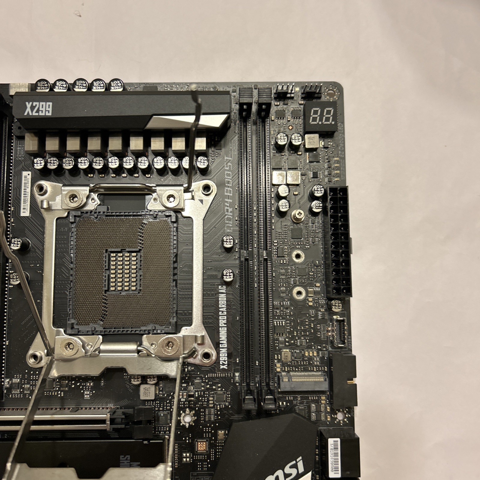 MSI X299M Gaming Pro Carbon AC Intel LGA 2066 DDR4 Micro ATX Motherboard