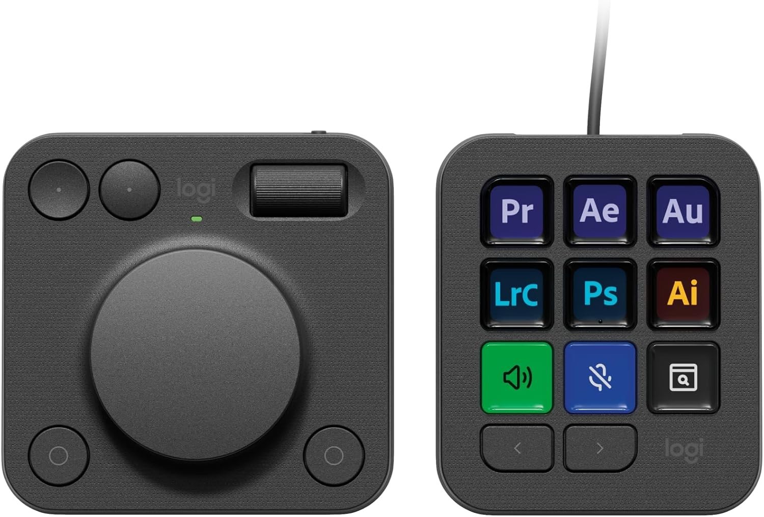 Logitech – MX Creative Console Programmable Keypad, Advanced Dialpad and Keypad