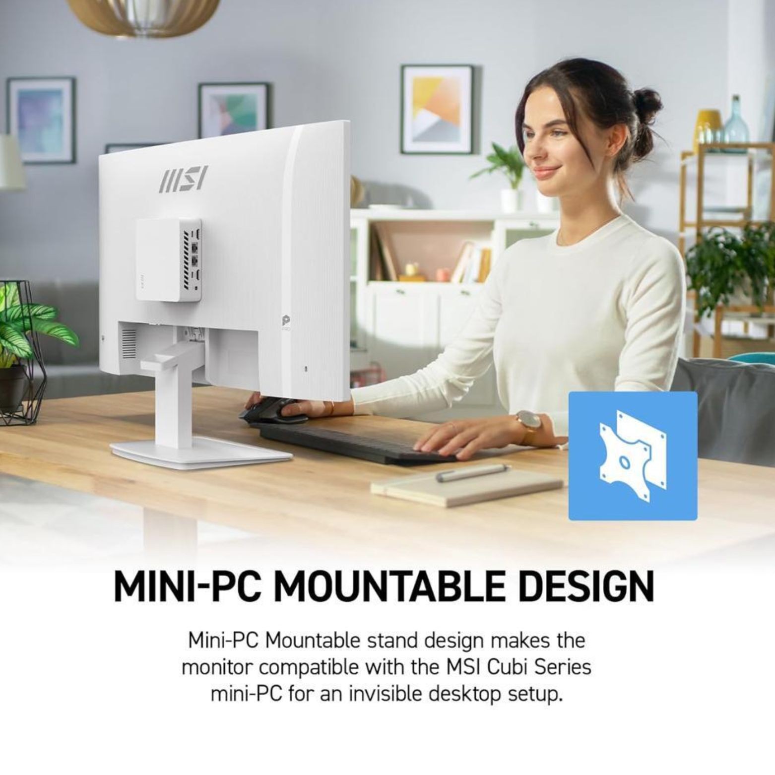 MSI PRO MP273W E14A 27″ FHD IPS Monitor 1 ms 1500:1 FreeSync DisplayPort HDMI