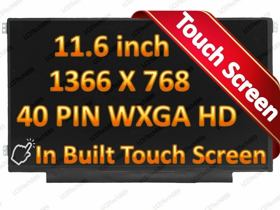 B116XTK01.0 HD 1366*768 WXGA 11.6” 40pin NEW LCD LED TOUCH Screen