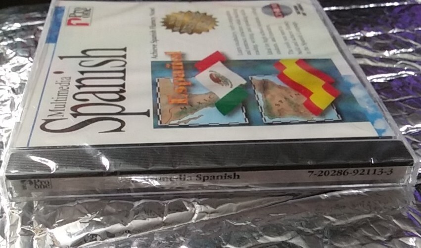Multimedia Spanish Language CD-ROM NEW SEALED Pro One Advantage Vocabulary Verbs