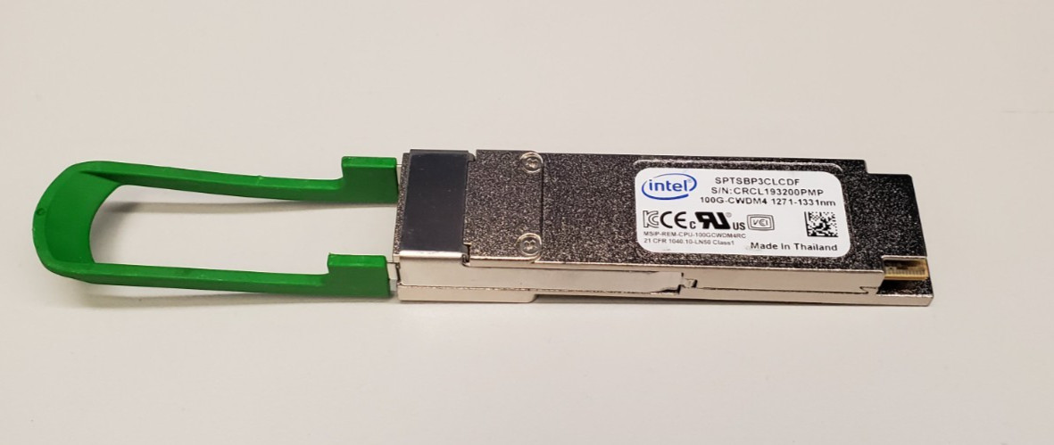 Lot of 11 INTEL SPTSBP3CLCDF 100G- CWDM4 QSFP28 Transceiver Module