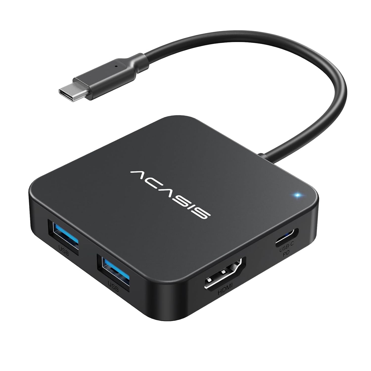 ACASIS USB C Hub 10Gbps 6-in-1 Multiport Adapter HDMI 4K 60Hz 100W PD