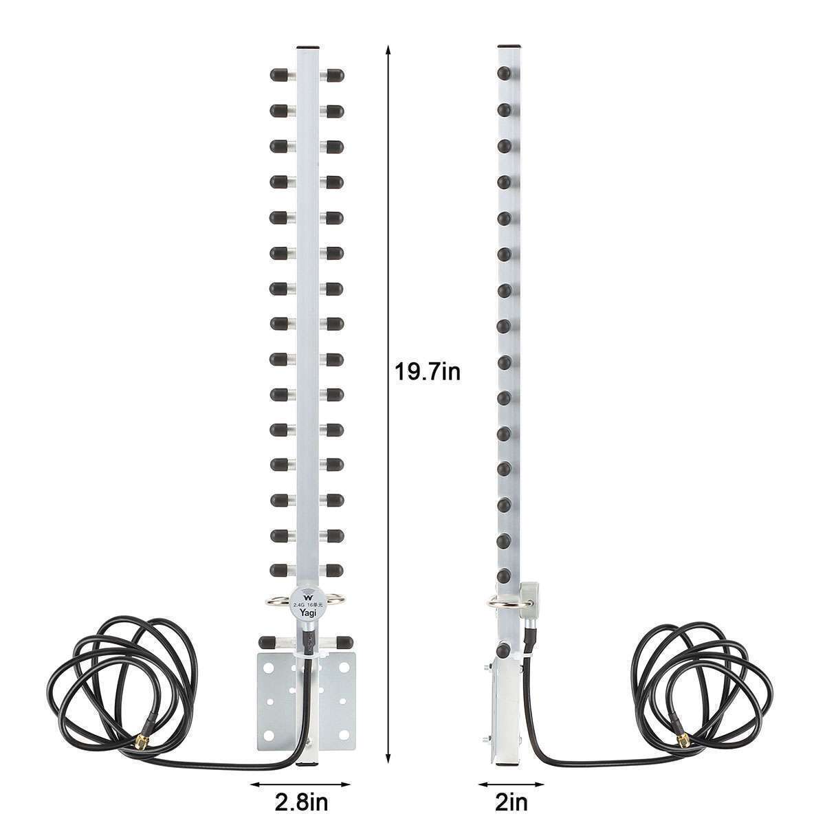 Yagi WiFi Antenna 2.4GHz 25dBi Outdoor Directional Signal for Wireless Router US