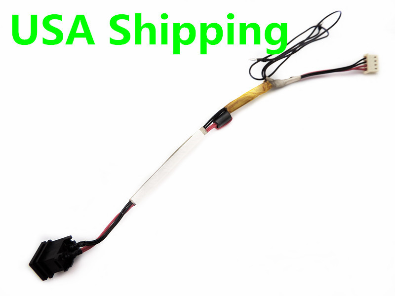 DC power jack plug in cable harness for Toshiba Satellite U305-S5077 U305-S5087
