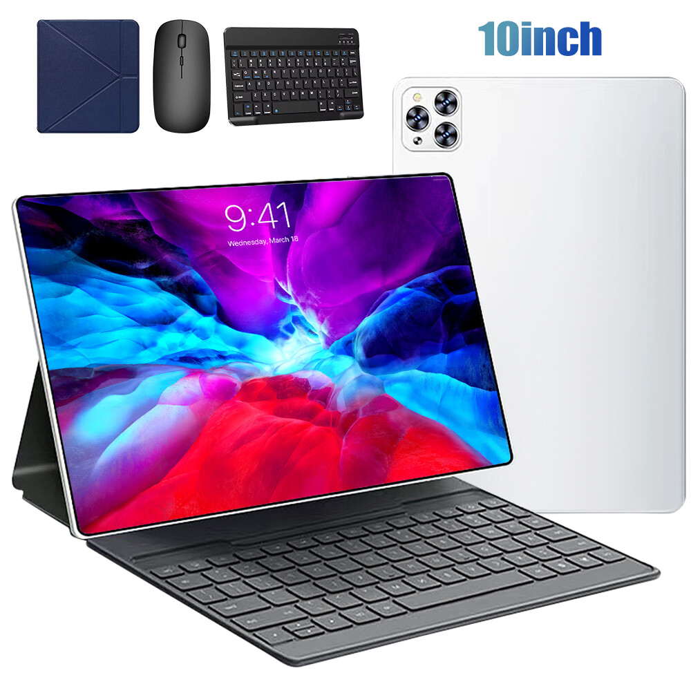10.1″ WIFI Tablet Android Tablets Pad 32G Educational Dual Camera Keyboard Mouse