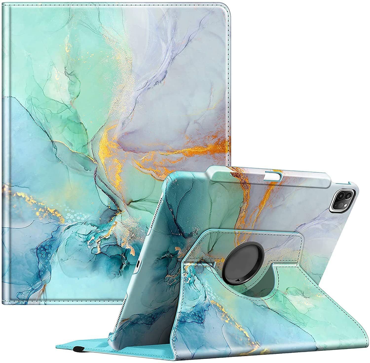 Rotating Case for iPad Pro 12.9″ 5th/4th/3rd Gen 360° Swiveling Protective Cover